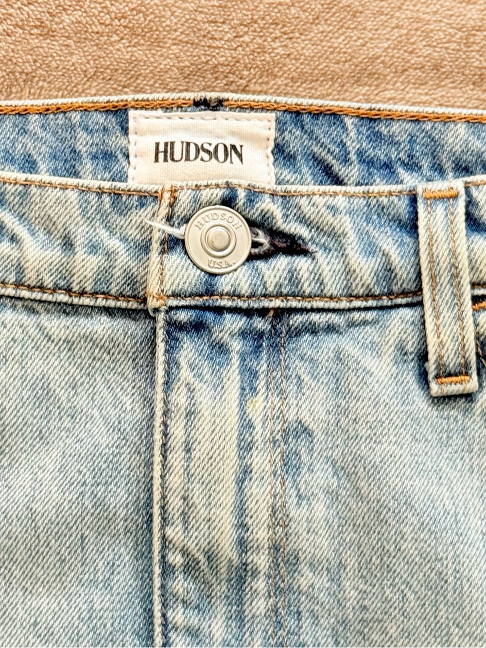 Hudson Denim skirt, blue color, shattered size 26 - Picture 10 of 11